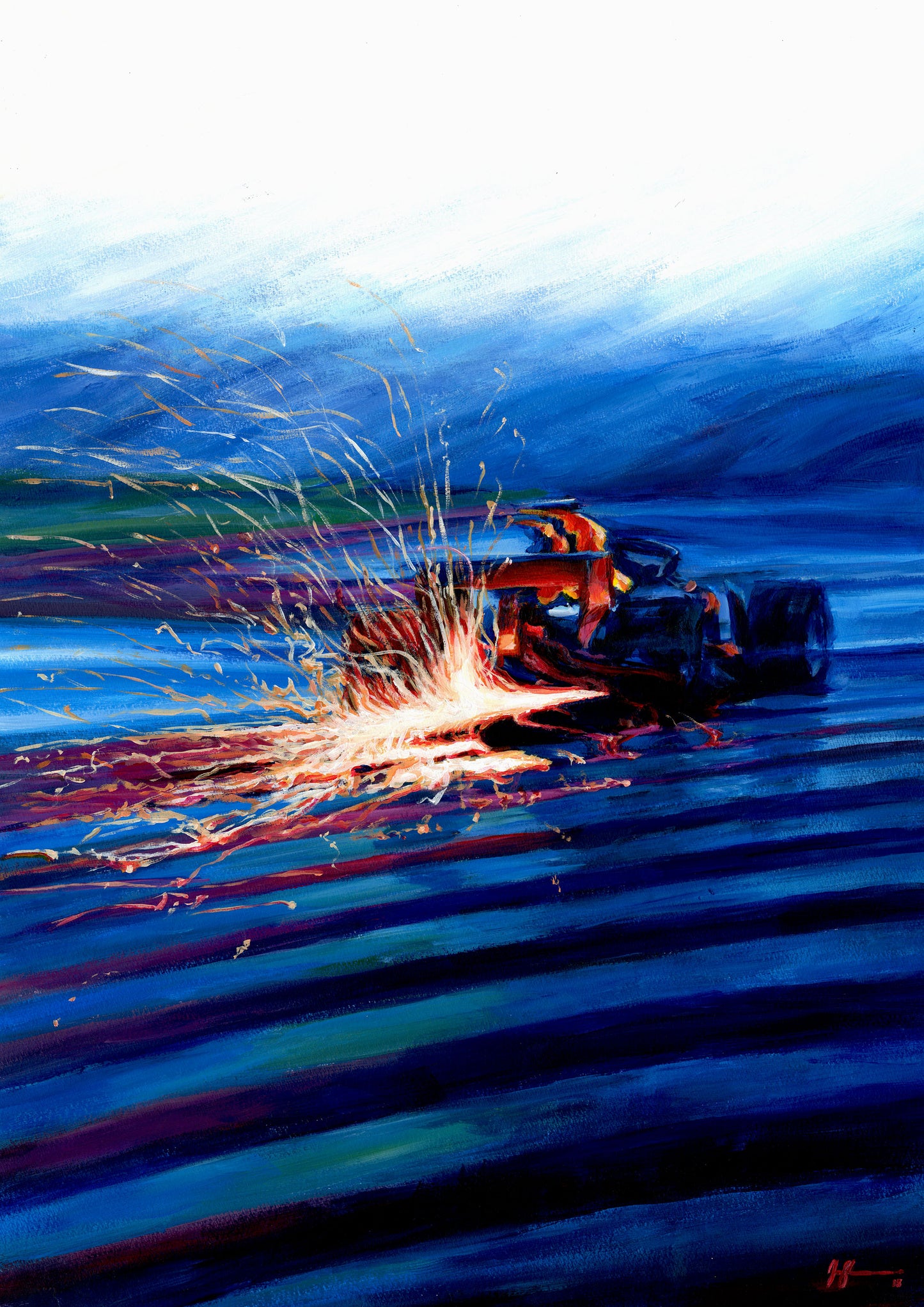 Daniel Ricciardo - 2018 Chinese GP Winner - Red Bull Tag Heuer