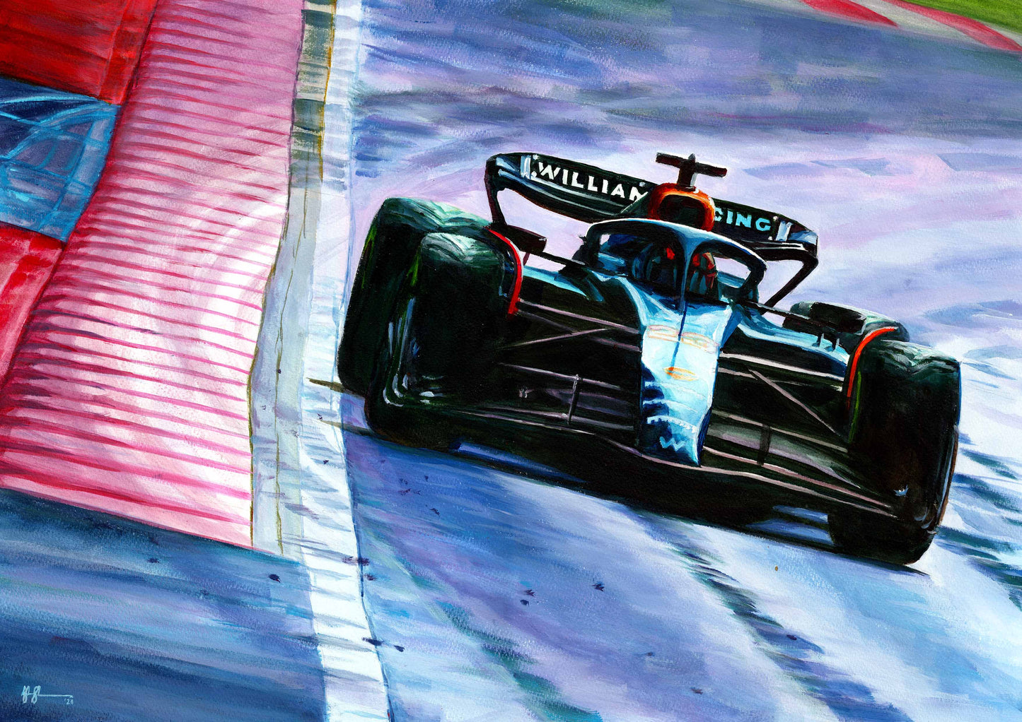 ORIGINAL - Alex Albon - 2023 Canadian GP - Williams Mercedes FW45