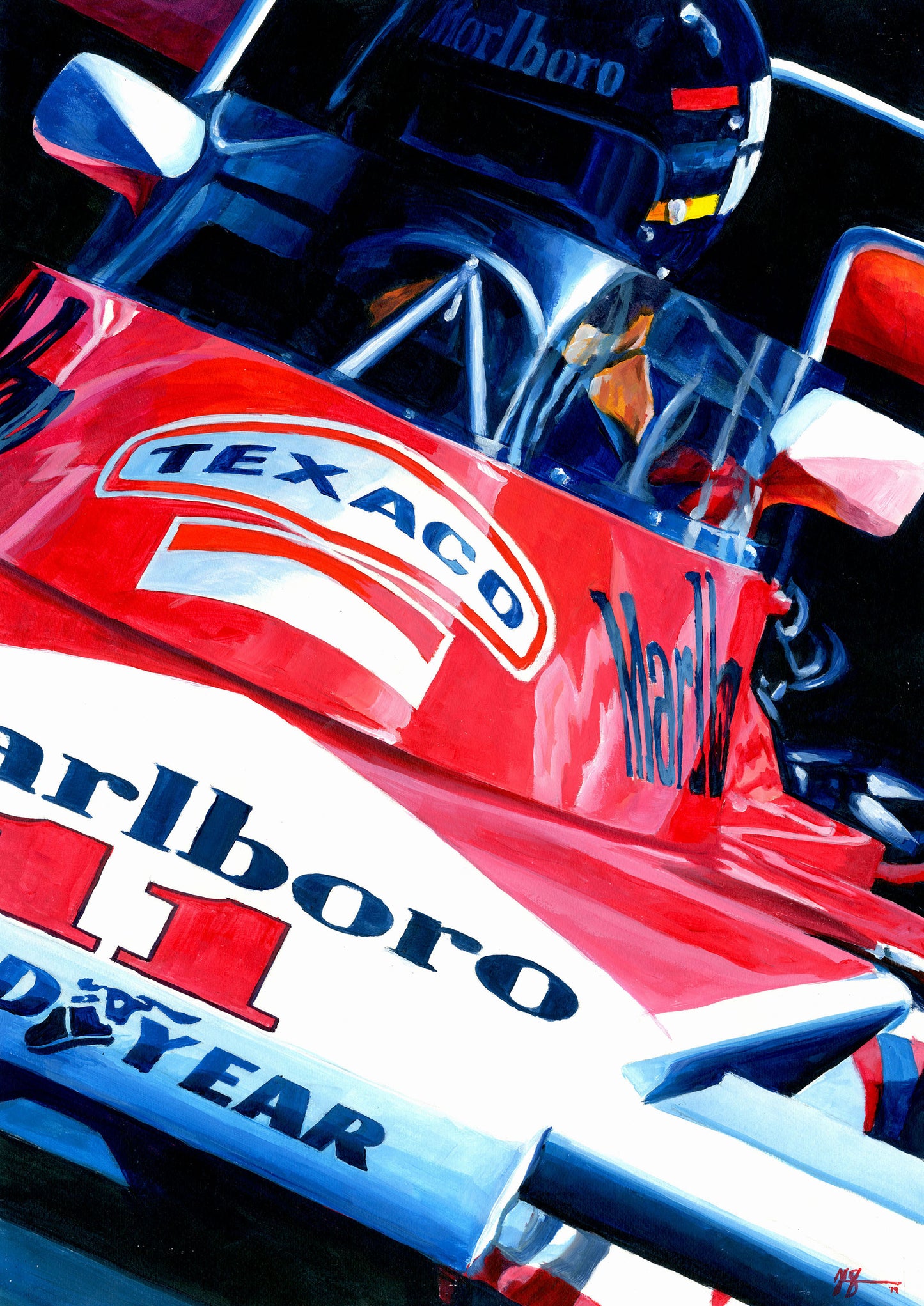 James Hunt - 1976 F1 World Champion - McLaren Ford M23
