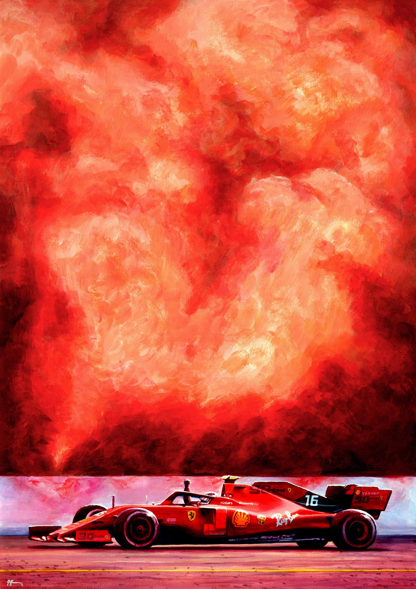 Charles Leclerc - 2019 Italian GP Winner - Scuderia Ferrari SF90