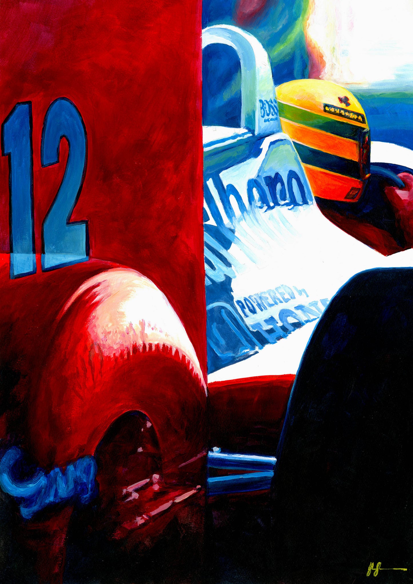 Ayrton Senna - 1988 F1 World Champion - McLaren Honda MP4/4