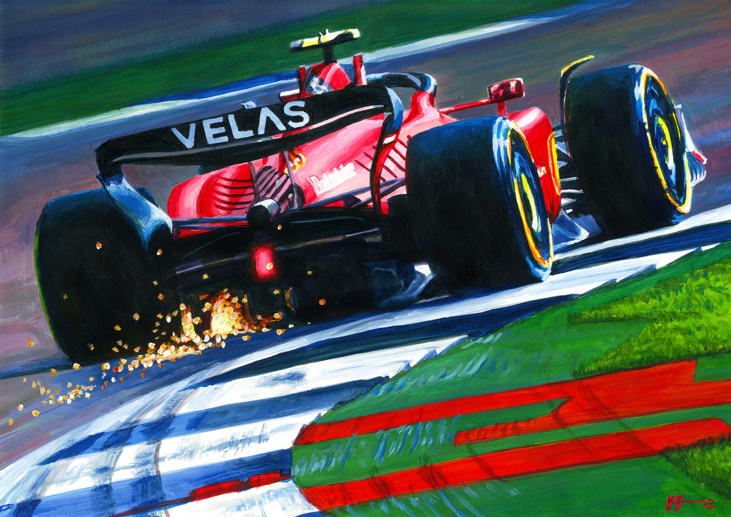 Carlos Sainz - 2022 British Grand Prix Winner - Ferrari F1-75