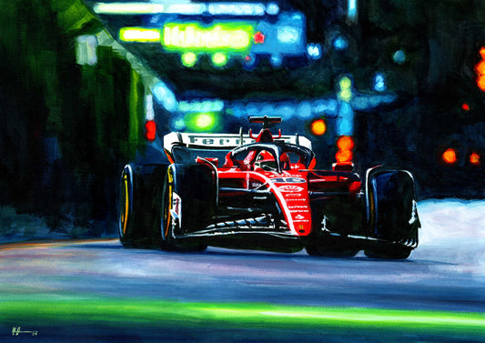 ORIGINAL - Charles Leclerc – 2023 Las Vegas GP Pole - Ferrari SF-23