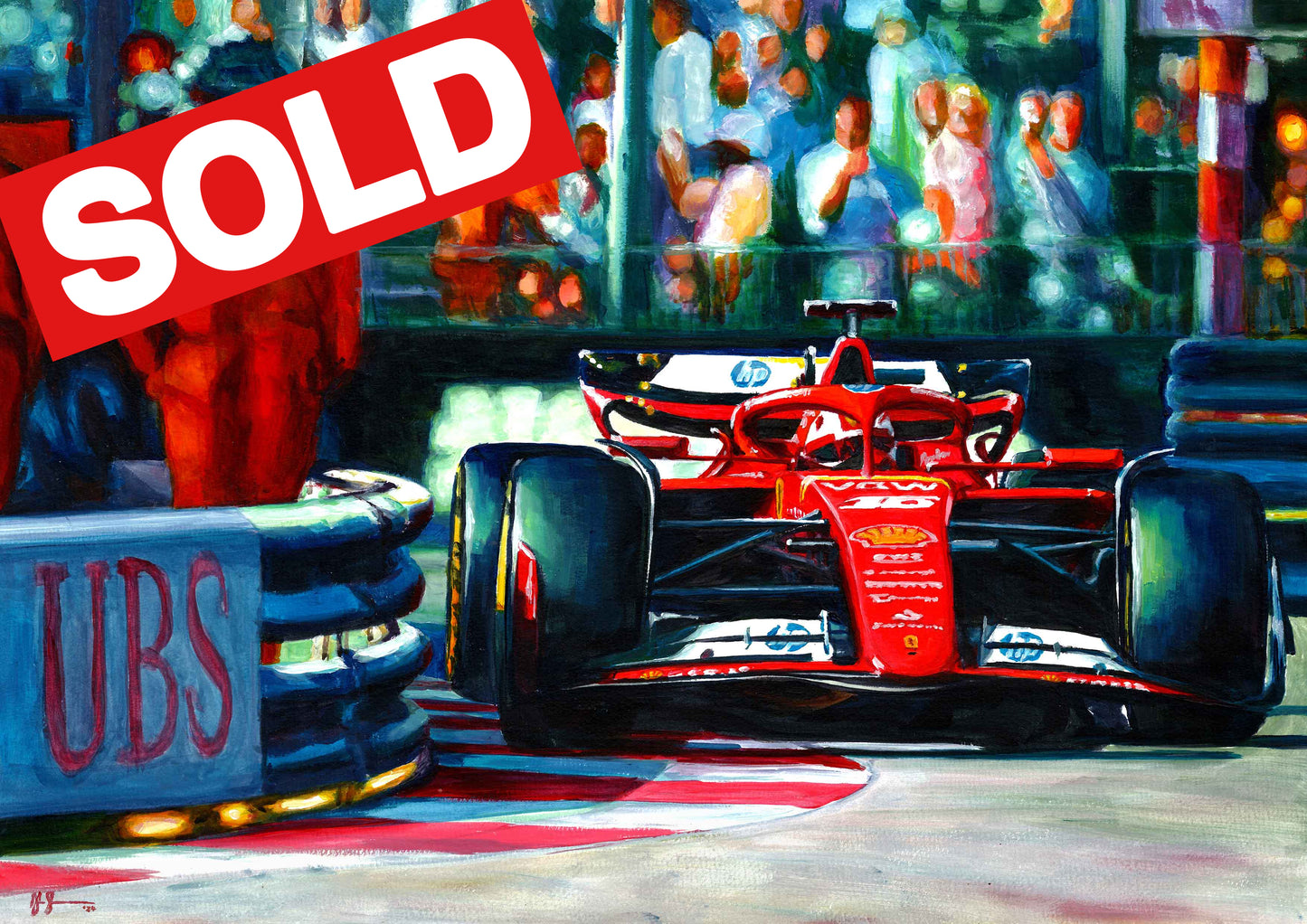 ORIGINAL - Charles Leclerc - 2024 Monaco GP Winner - Scuderia Ferrari SF24
