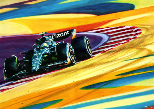 Fernando Alonso - 2023 Bahrain GP - Aston Martin AMR23