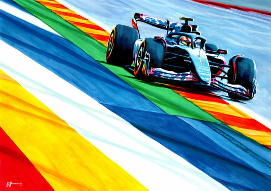 ORIGINAL - Pierre Gasly - 2023 Belgian GP Sprint Race Podium - Alpine A523