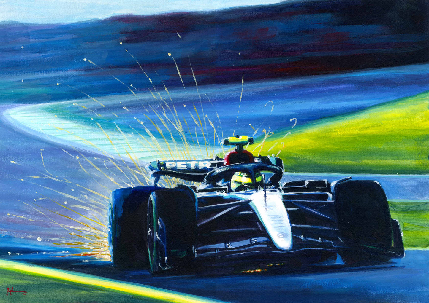 ORIGINAL - Lewis Hamilton - 2024 British GP Winner