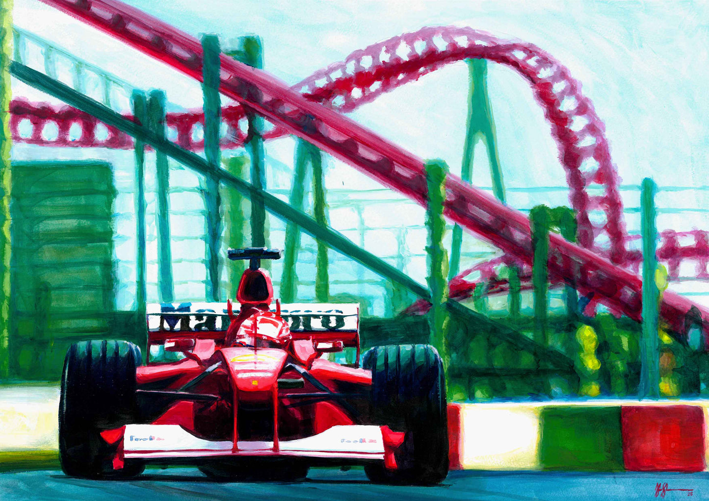 Michael Schumacher - 2000 Japanese GP Winner and World Champion