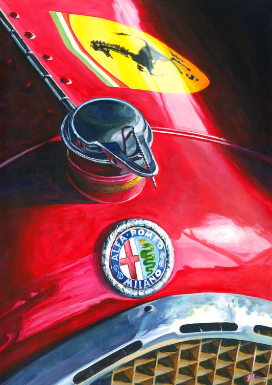 Tazio Nuvolari - 1935 German Grand Prix Winner - Scuderia Ferrari Alfa Romeo P3