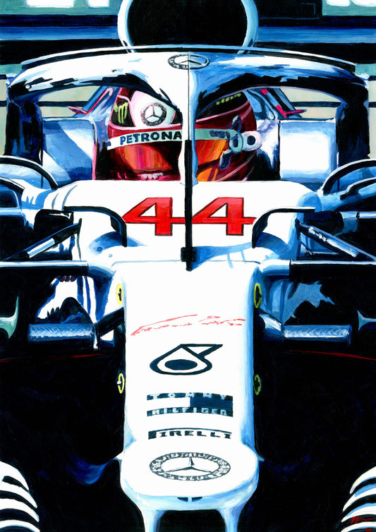 Lewis Hamilton - 2019 German GP - Mercedes W10 125 Years Celebration Livery