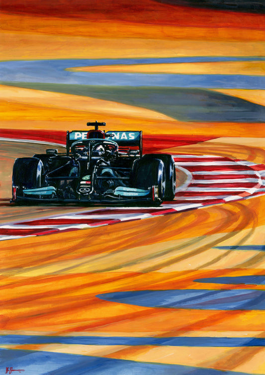 Lewis Hamilton - 2021 Bahrain GP Winner - Mercedes W12