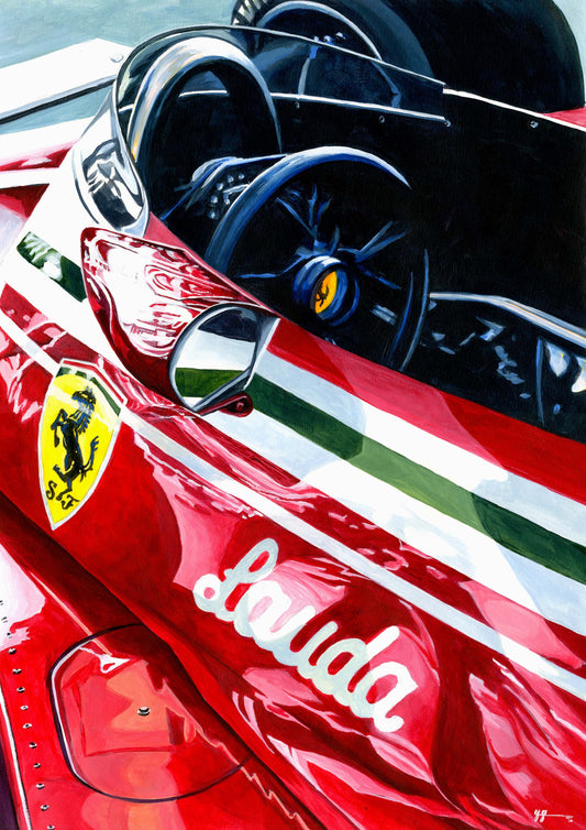 Niki Lauda - 1977 F1 World Champion - Ferrari 312T