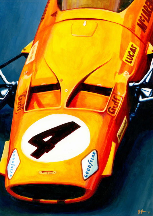 Bruce McLaren - 1969 Monaco Grand Prix - McLaren Cosworth M7C